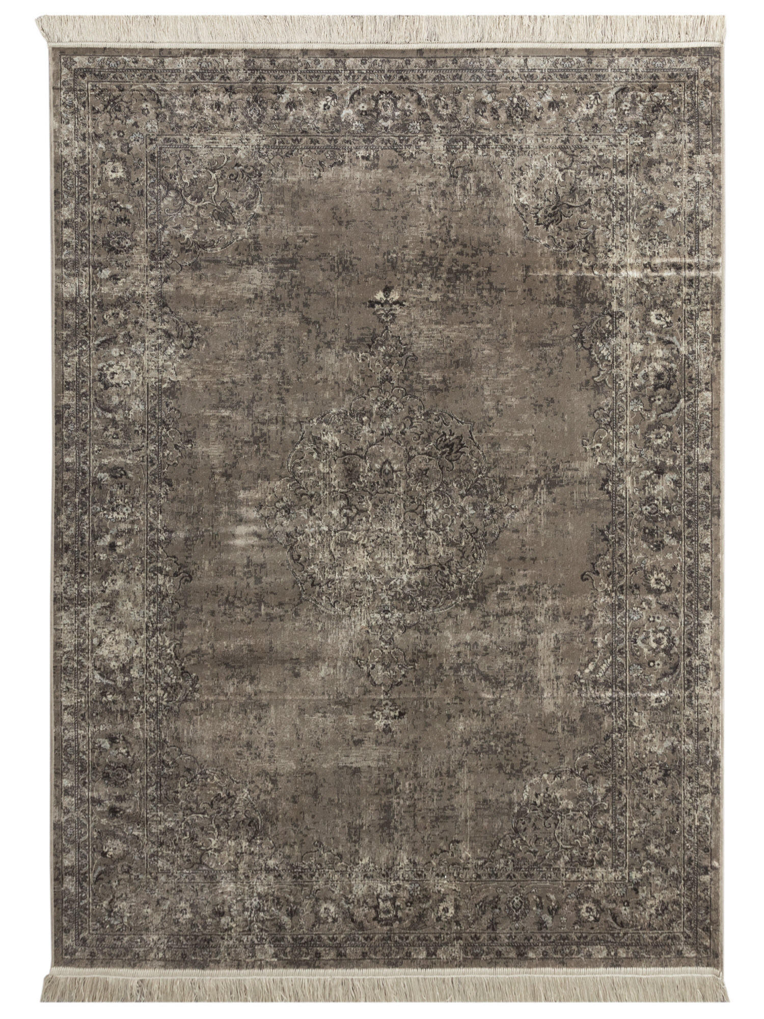 ORIENTTEPPICH 160/230 cm Riad Vintage Keshan - Dunkelgrau, Textil (160/230cm) - Steffensmeier