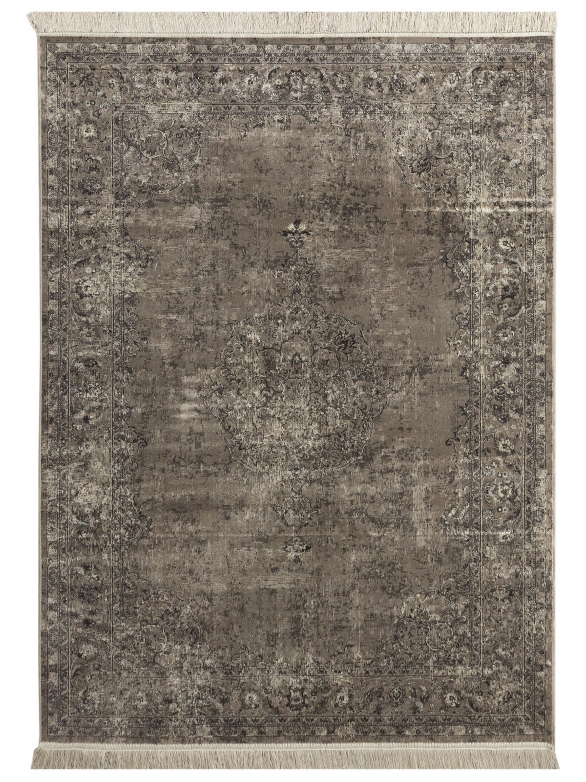 ORIENTTEPPICH 160/230 cm Riad Vintage Keshan - Dunkelgrau, Textil (160/230cm) - Steffensmeier
