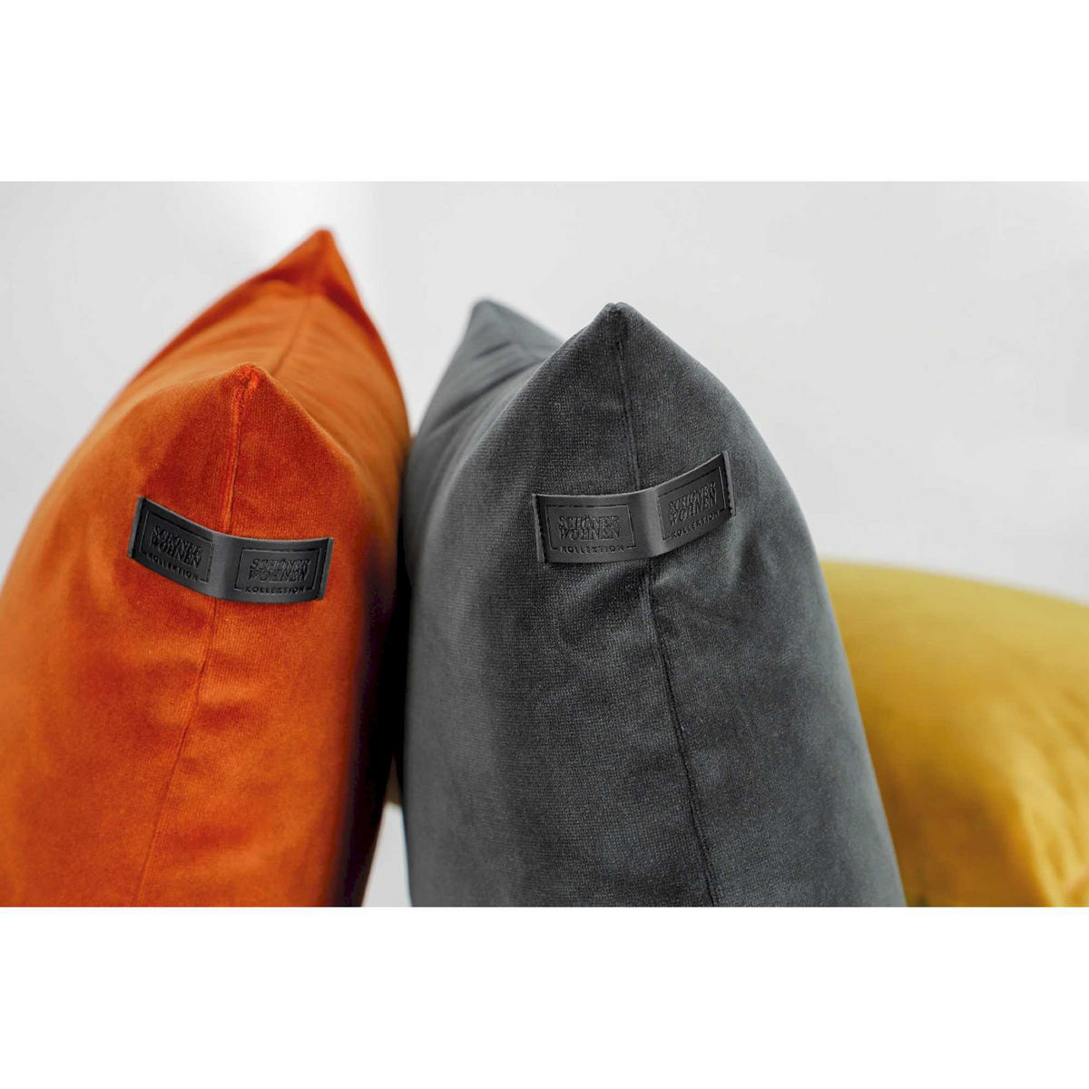 KISSENHÜLLE SOUL - Anthrazit, Textil (45/45cm) - Schöner Wohnen