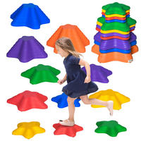 BALANCESTEINE DE-10329 11 Stück, stapelbar & rutschfest Bunt - Multicolor, Kunststoff (40.5/20/40.5cm) - ComfortXL