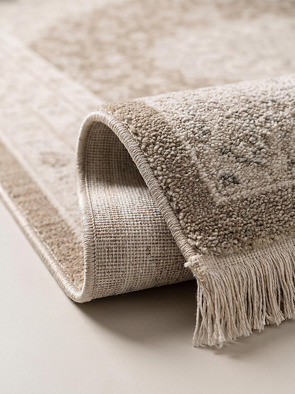KURZFLORTEPPICH Orientalisch SCRIVIA Polypropylen Braun 160 x 230 cm - Braun, Textil (160/230cm) - KADIMA DESIGN
