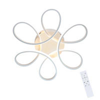 LED-DECKENLEUCHTE Rindor 44/50/8 cm - Weiß, Metall (50/44/8cm) - ZMH