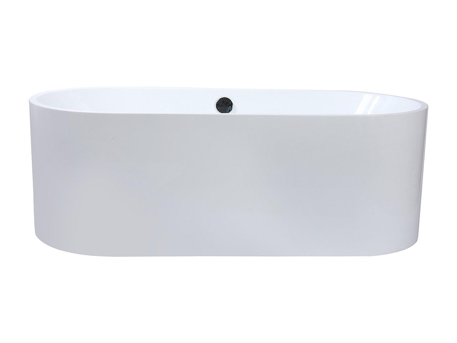 FREISTEHENDE Badewanne - 1 Person - acryl - weiß Katoucha - Weiß, Kunststoff (170/58/75cm) - Vente-Unique