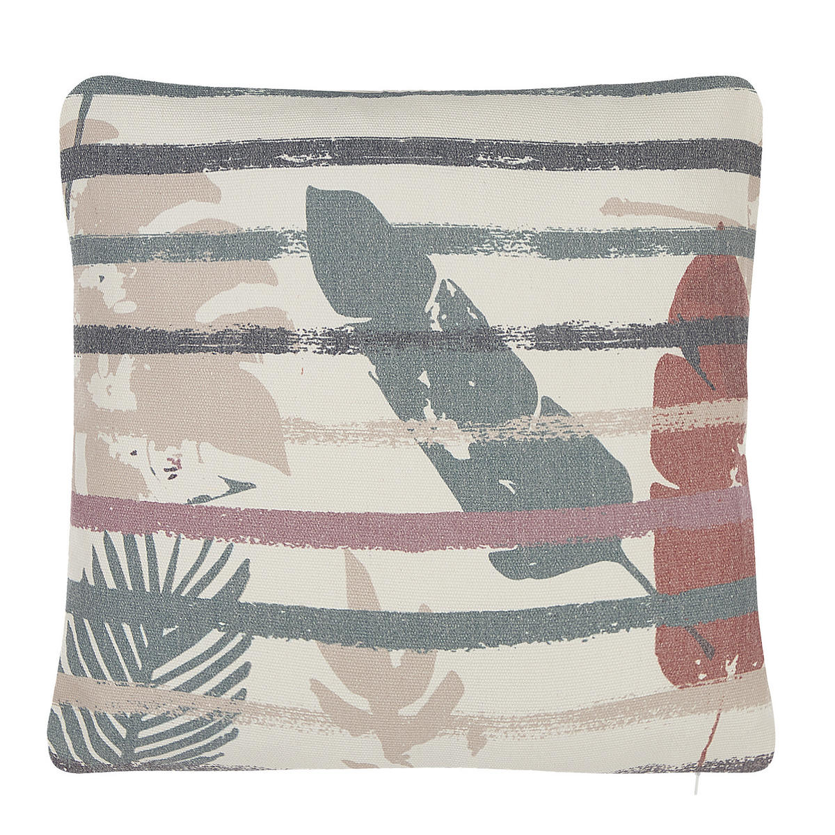 DEKOKISSEN 2er-Set Bunt 45/45 cm Bidens - Multicolor, Naturmaterialien/Textil (45/45cm) - Beliani