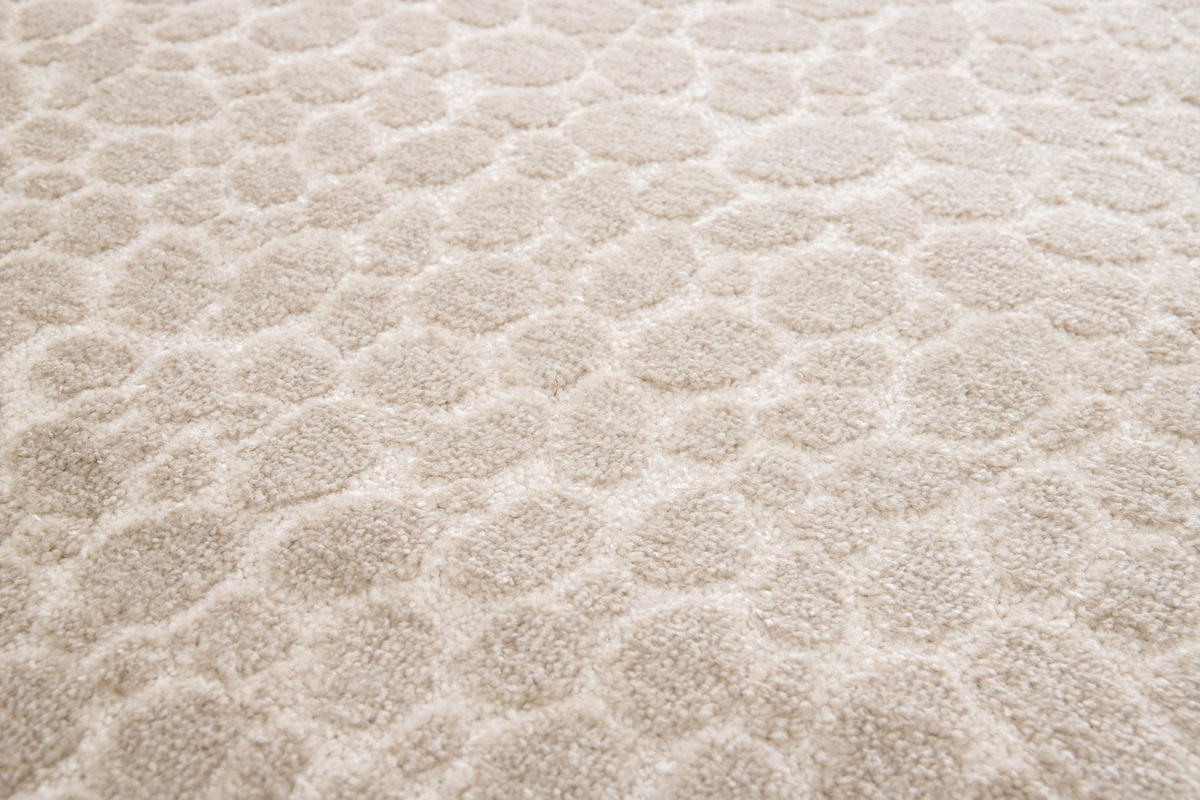 TEPPICH ultrafein mit Skulptureffekt beige - Beige, Textil (200/290cm) - AFK Living