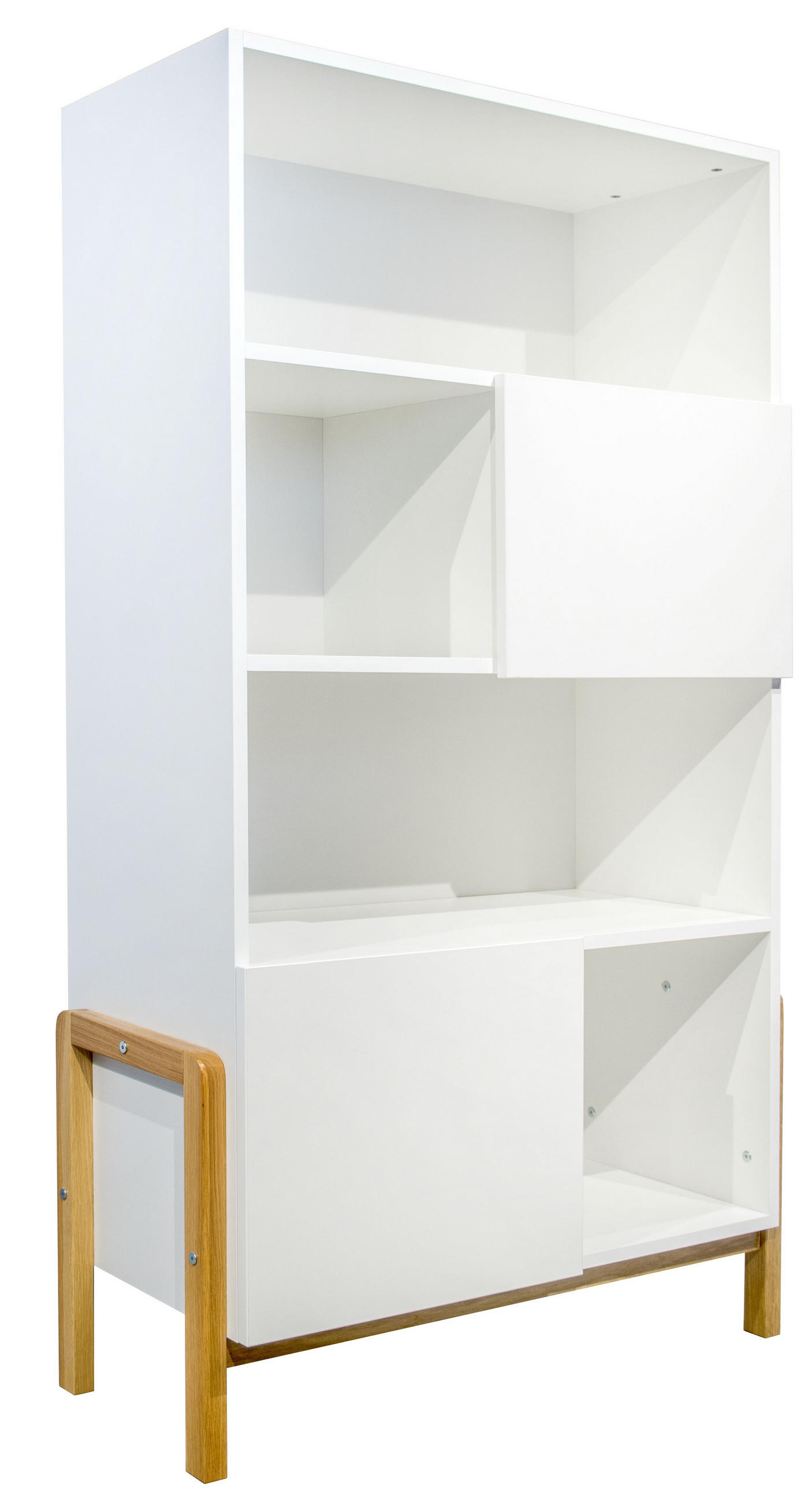 KINDERREGAL Victor 90\160\36 - Weiß, Holzwerkstoff (90/160/36cm) - RAUMHIRSCH FURNITURE