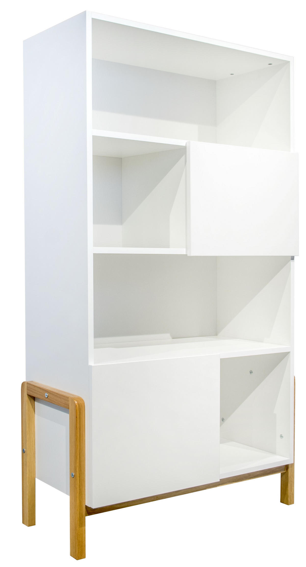KINDERREGAL Victor 90\160\36 - Weiß, Holzwerkstoff (90/160/36cm) - RAUMHIRSCH FURNITURE