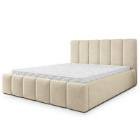 POLSTERBETT ATTORA Q 180x200 cm mit Bettkästen - Creme - Creme, Holz (180/200cm) - MASSENO
