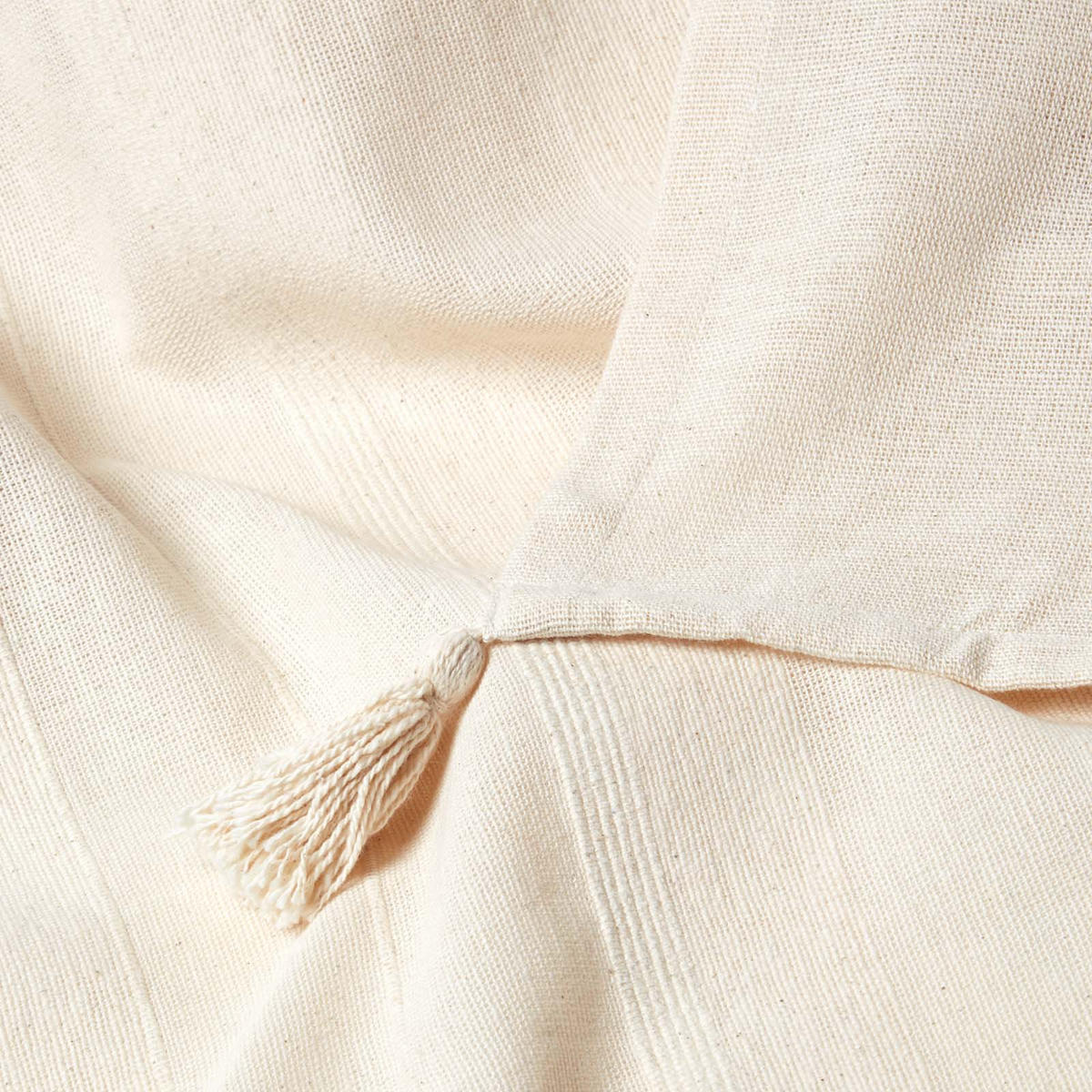 ÜBERWURF Rajput 225/255 cm, 100% Baumwolle - Naturfarben, Textil (225/255cm) - Homescapes
