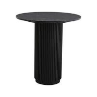ESSTISCH ERIE Schwarz 70x70x75 cm - Schwarz, Holz (70/70/75cm) - FURNLUX