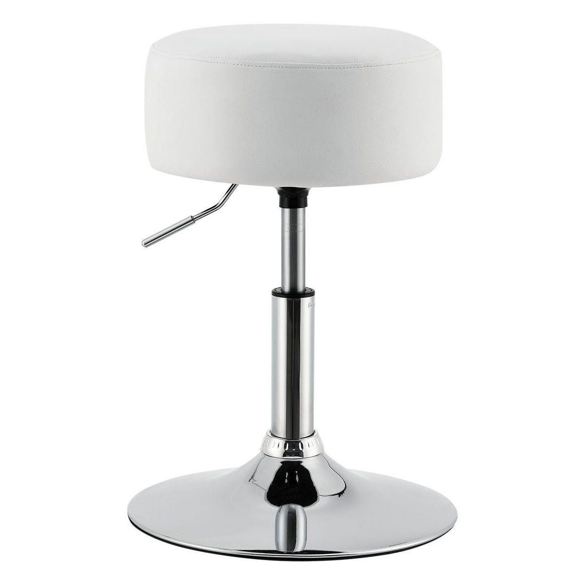 SCHMINKTISCH Bella mit LED und Hocker Tonia - Weiß, Holz (40/140/108cm) - Juskys