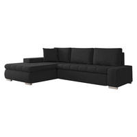 ECKSOFA Orkan Mini - Anthrazit/Schwarz, Holz/Textil (265/185cm) - MIRJAN24