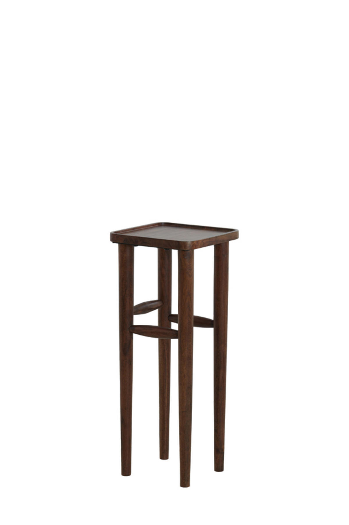 SÄULE Qiano Braun 32/32/80 cm - Dunkelbraun, Holz (32/32/80cm) - Light & Living