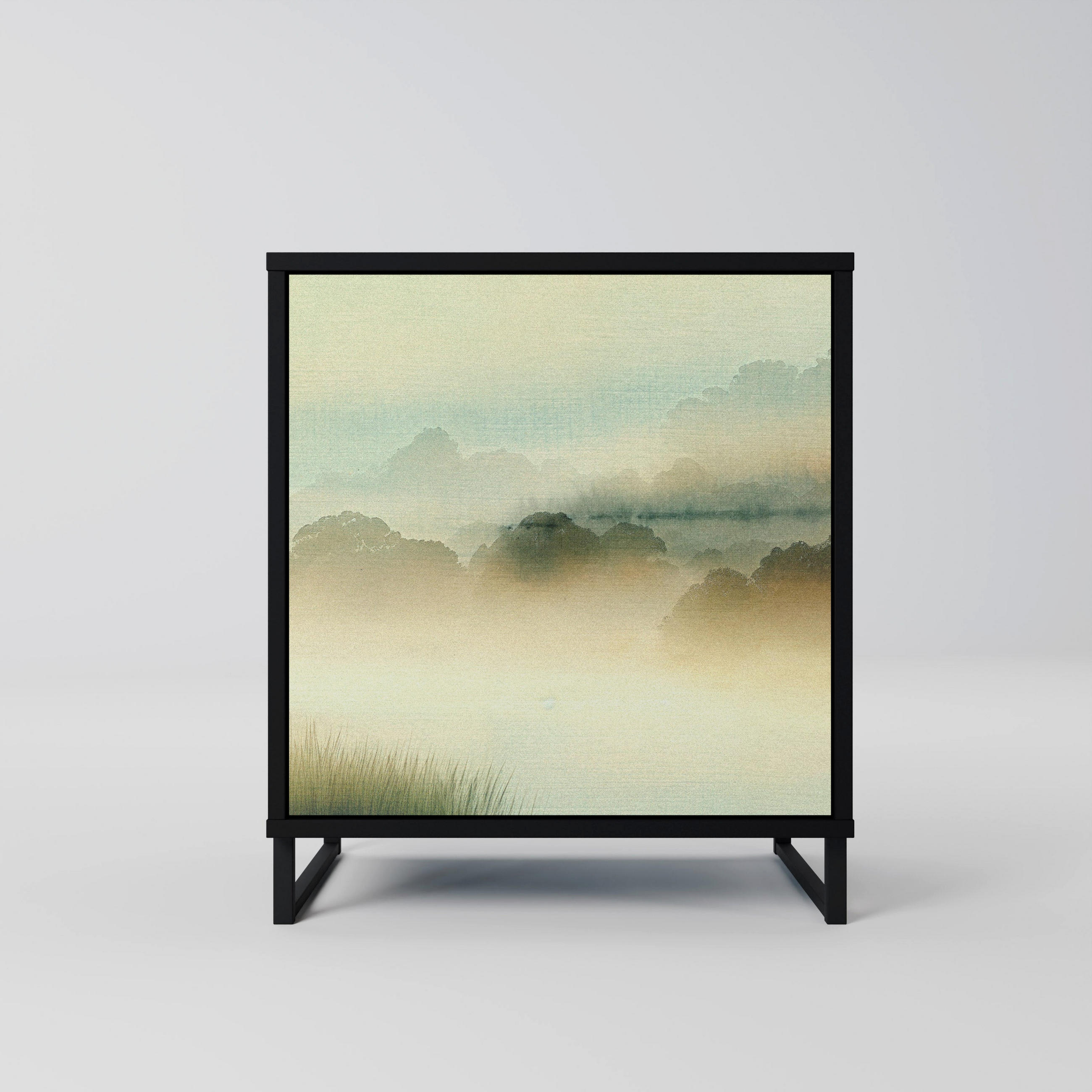 SpaceRebels Sideboard Schwarz 57.5x67.5x42 cm