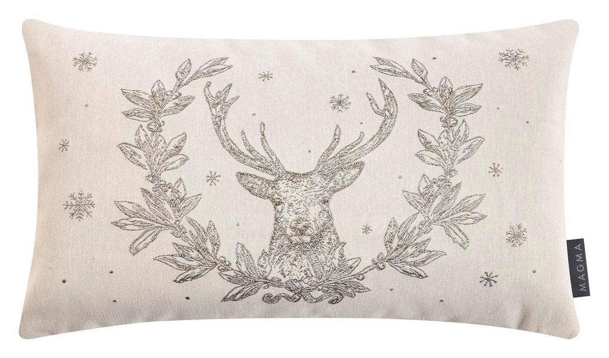 KISSENHÜLLE Hunter - Beige, Textil (30/50cm) - Magma Heimtexx