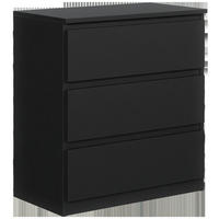 KOMMODE Schwarz 70/79/39 - Schwarz, Holzwerkstoff (70/79/39cm) - RAUMHIRSCH FURNITURE