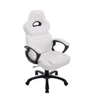 BÜROSTUHL Bigo 180, Kunstleder Weiß - Weiß, Kunststoff/Textil (66/124/72cm) - TPFLiving