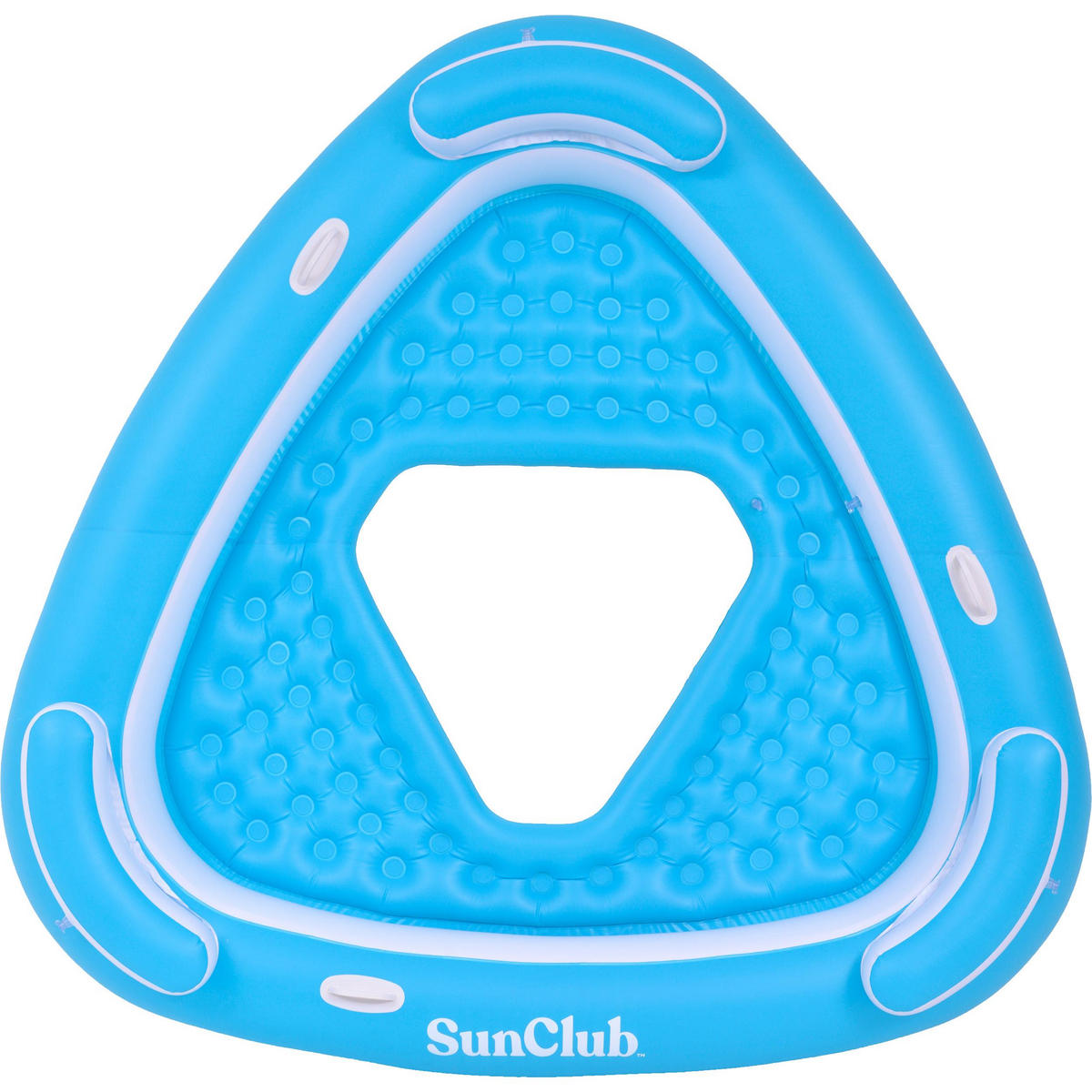 SCHWIMMSESSEL Dreiecks-Sessel Float 195x188x35 cm blau - Blau, Kunststoff (195/188/35cm)