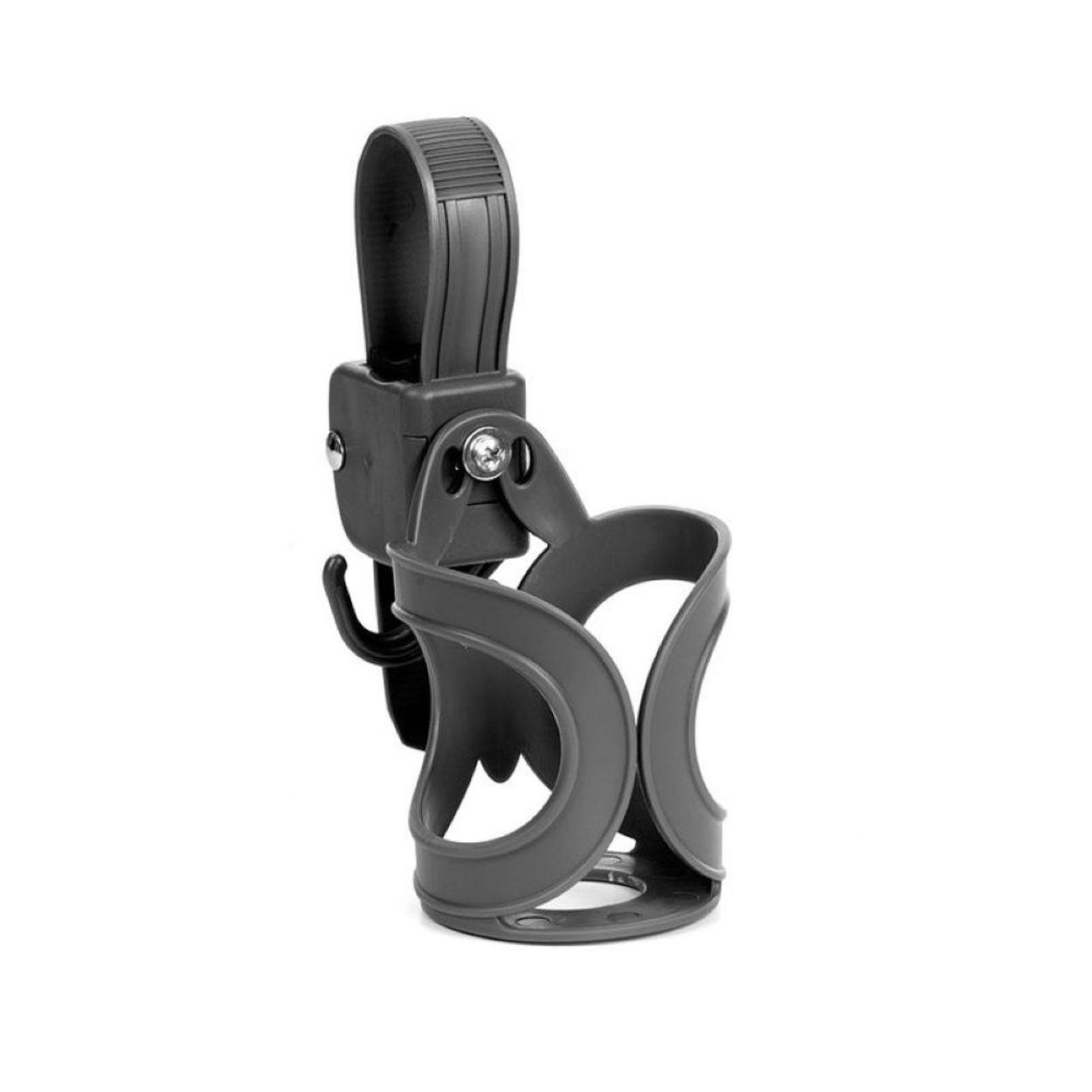 KINDERWAGENFLASCHENHALTER CUPH01701BL Getränkehalter, universell passend für Dreiräder und Kinderwagen - Schwarz, Kunststoff (7/14/7cm) - Chipolino