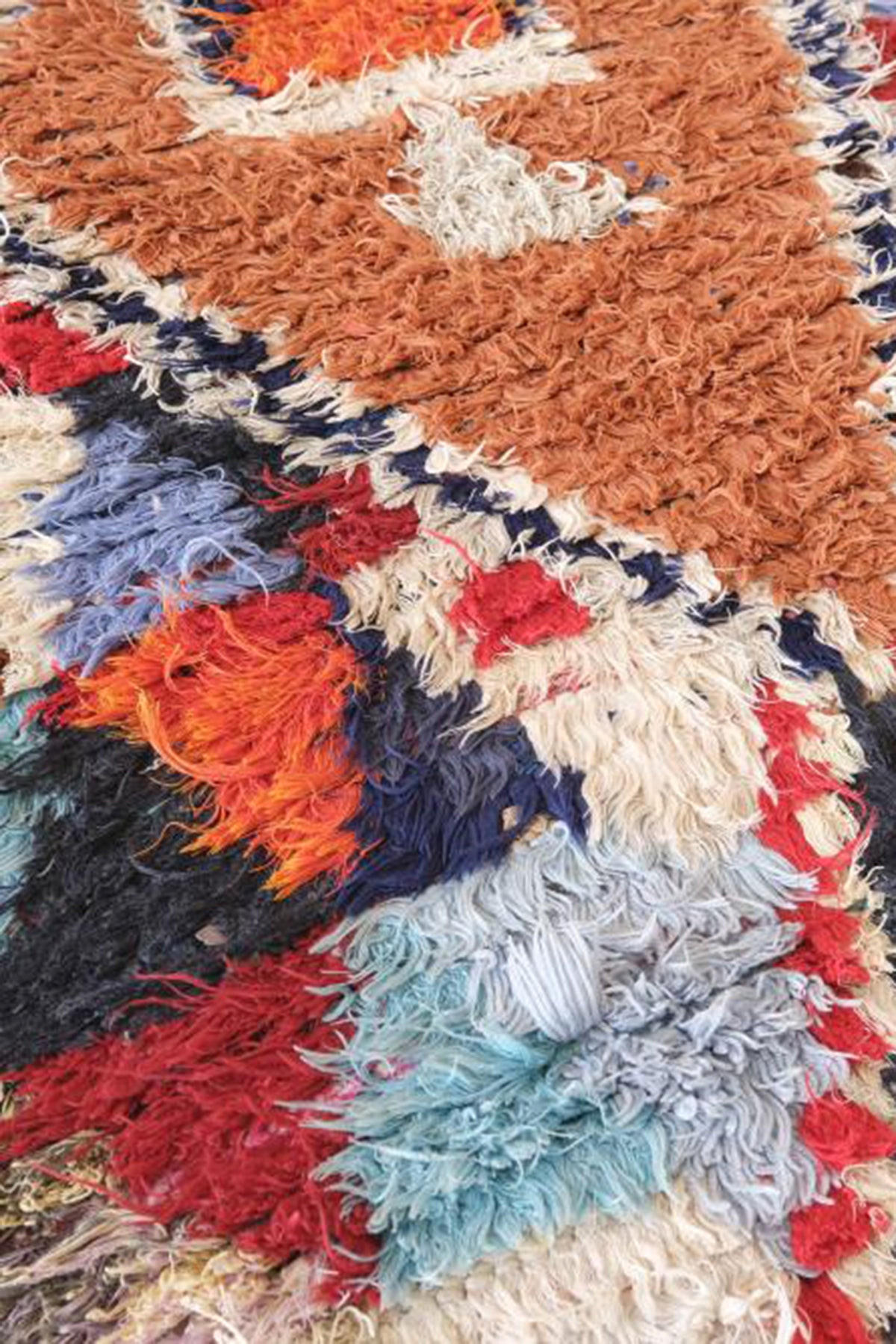 BERBERTEPPICH aus reiner Wolle 100x 218 cm - Multicolor, Naturmaterialien (100/218cm) - AFK Living