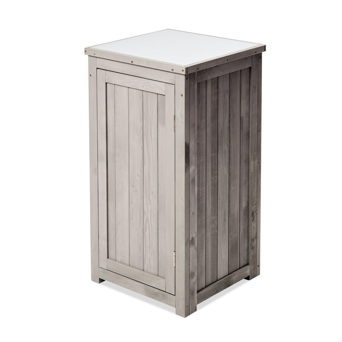 GARTENSCHRANK NEELE mit 3 Böden 45*45*85 cm - Grau, Holz (45/85/45cm) - butenkist