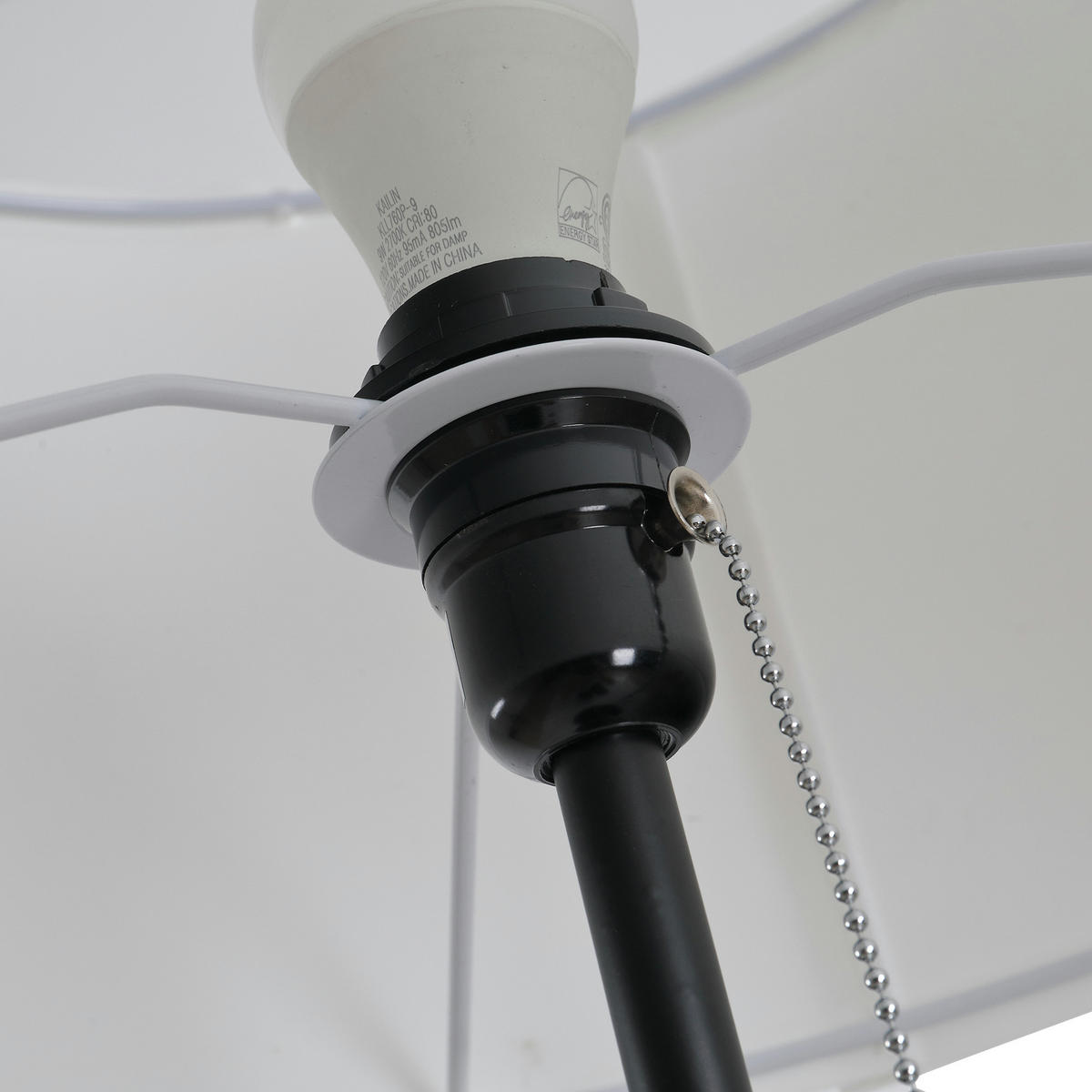 STEHLAMPE, Stehleuchte, Schwarz+Weiß - Multicolor, Metall (37/152/37cm) - HOMCOM
