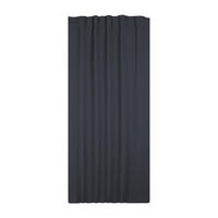 VERDUNKELUNGSVORHANG Kräuselband 140/175 cm Anthrazit - Anthrazit, Textil (140/175cm) - TiborTex