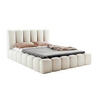 POLSTERBETT VELORA 200x200 ECRU - Ecru, Textil (200/200cm) - Luxkor24