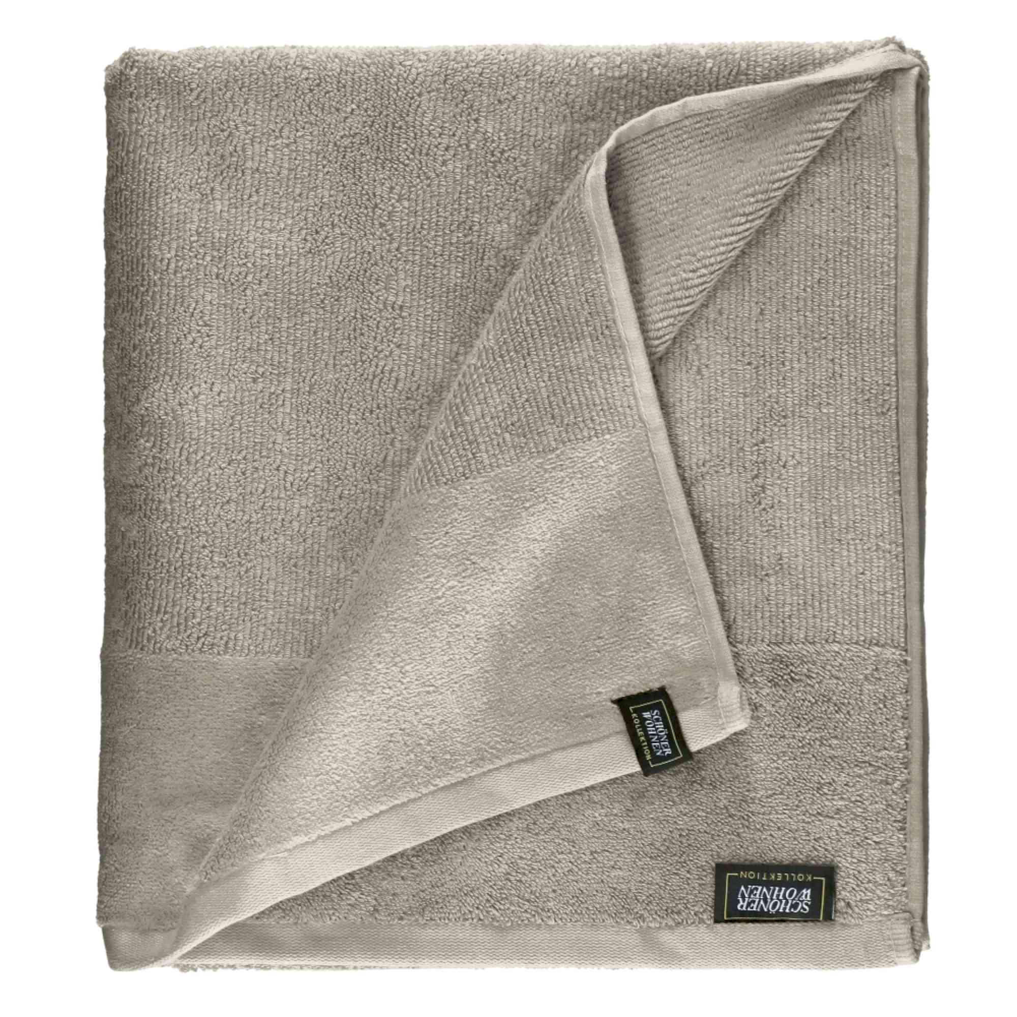 BADETUCH SENSE-2 - Sandfarben, Textil (100/150cm) - Schöner Wohnen