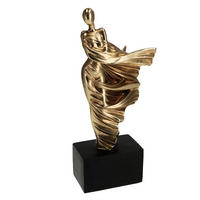 FIGUR Vivienne - Goldfarben, Kunststoff (13/37/9cm) - home&you