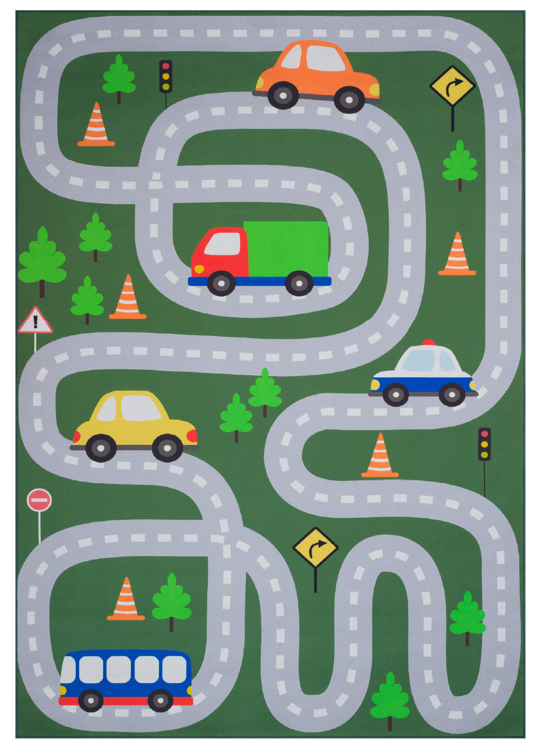 Tapiso Kinderteppich Grün 140x200 cm