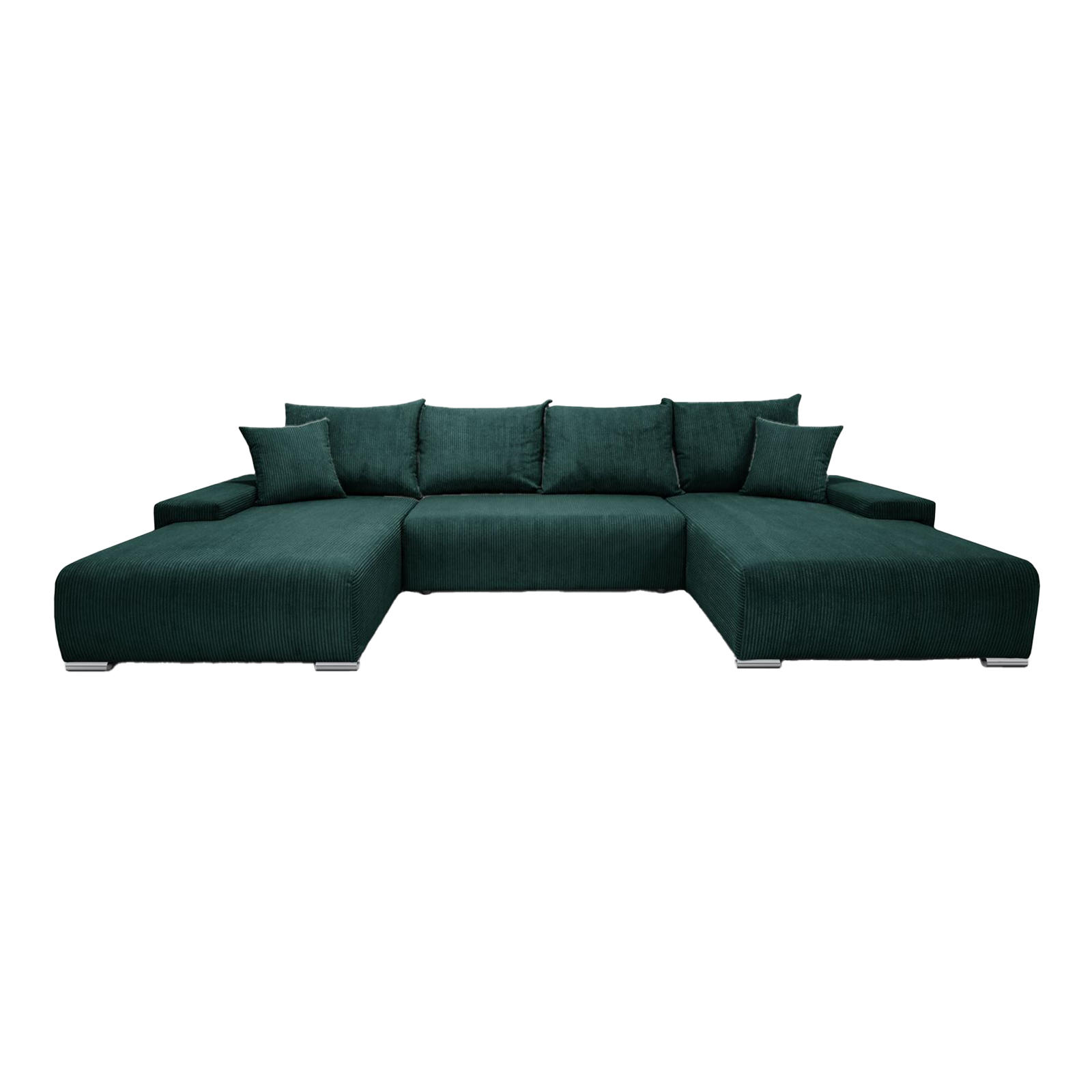 Fedve ECKSOFA Trawanga s funkcí spaní, Zelená