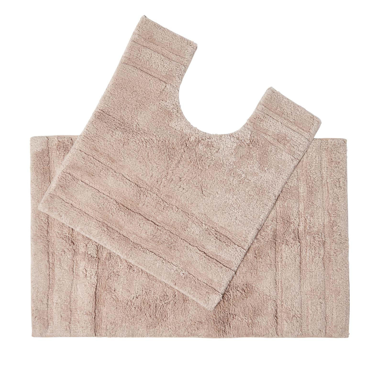 BADGARNITUR Spa Supreme 2-teilig, Baumwolle - Beige, Textil (50/80cm) - Homescapes