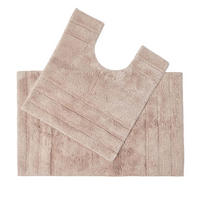 BADGARNITUR Spa Supreme 2-teilig, Baumwolle - Beige, Textil (50/80cm) - Homescapes