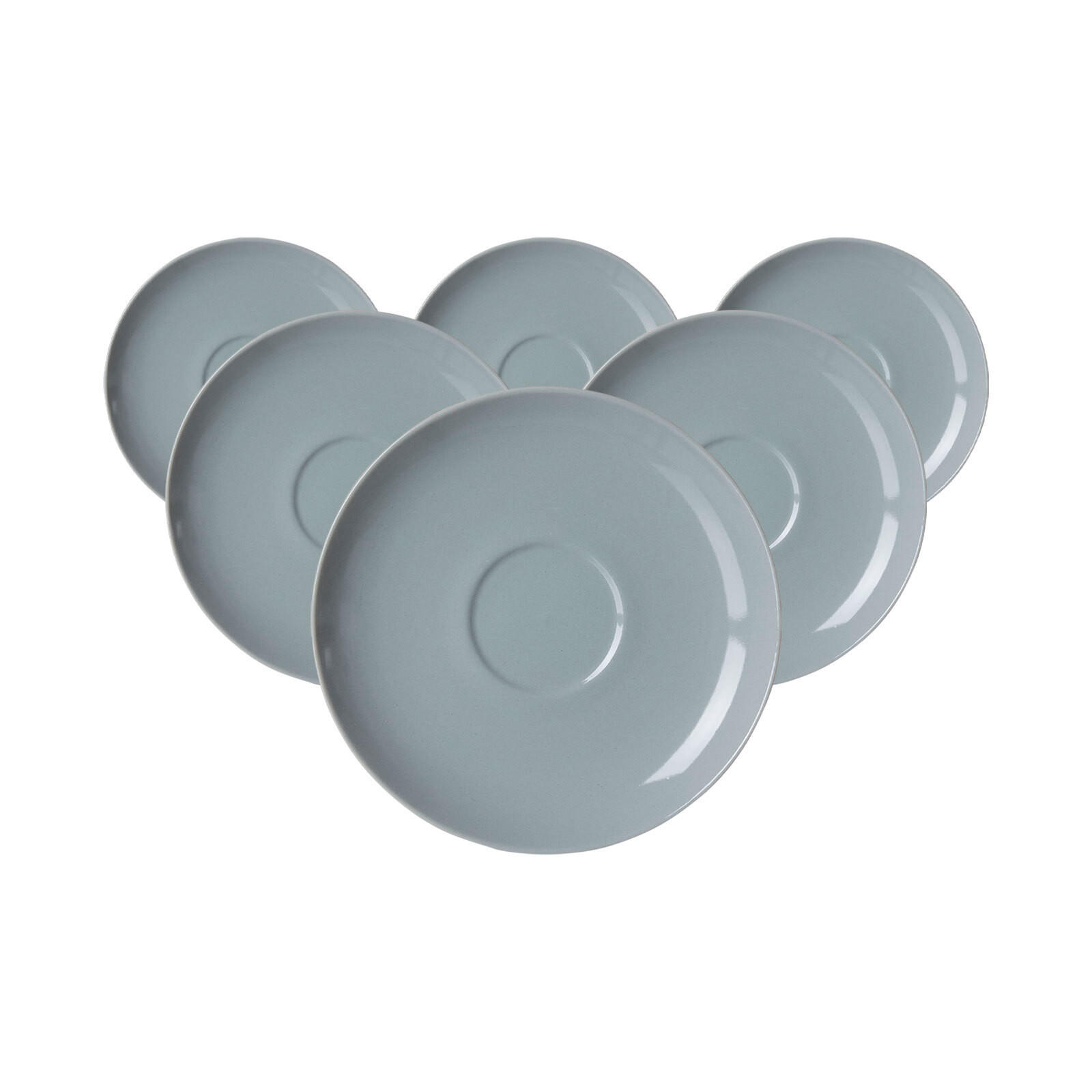 KAFFEEUNTERTASSEN Suomi Blau ø 15 cm 6er Set - Blau, Keramik (15cm) - Ritzenhoff Breker