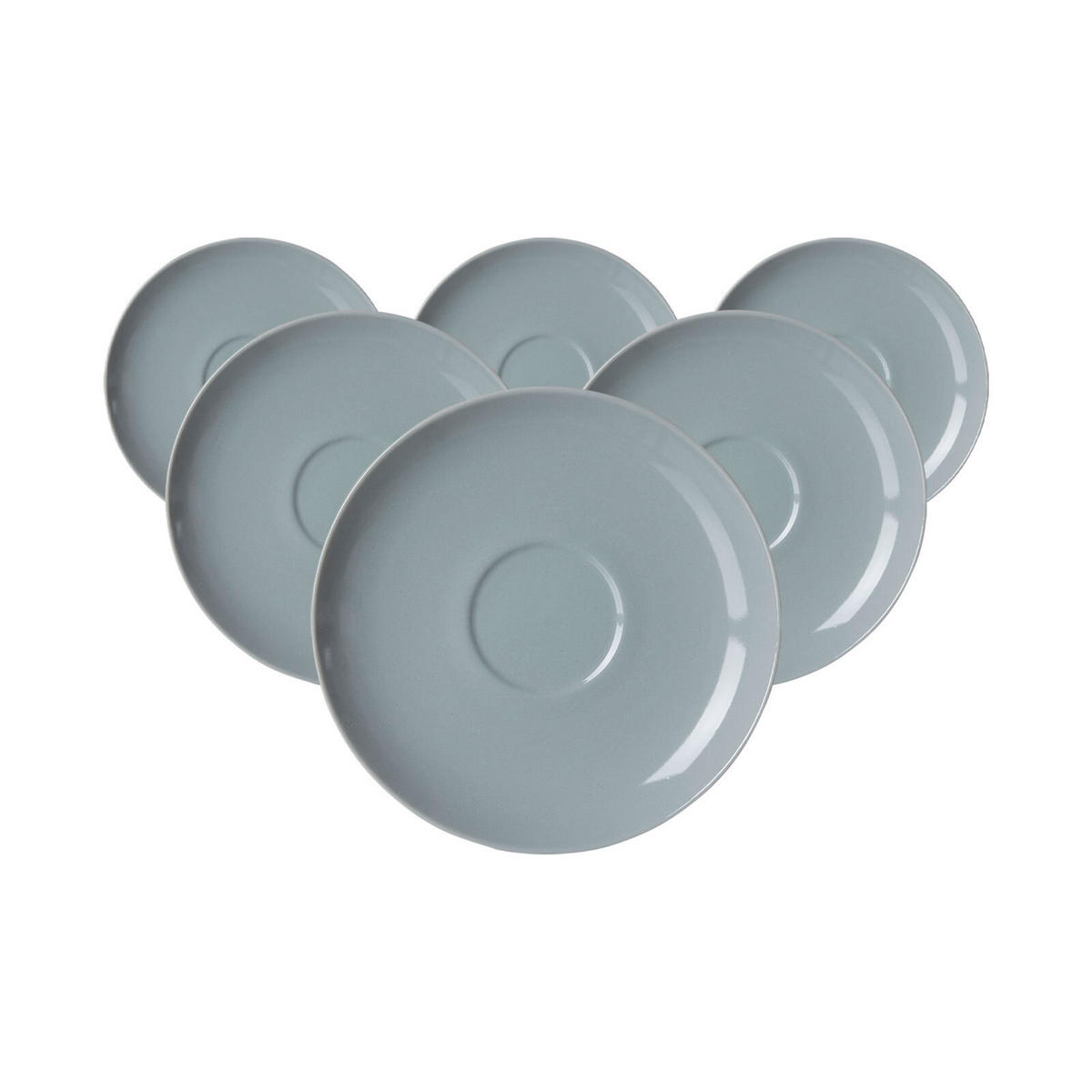 KAFFEEUNTERTASSEN Suomi Blau ø 15 cm 6er Set - Blau, Keramik (15cm) - Ritzenhoff Breker
