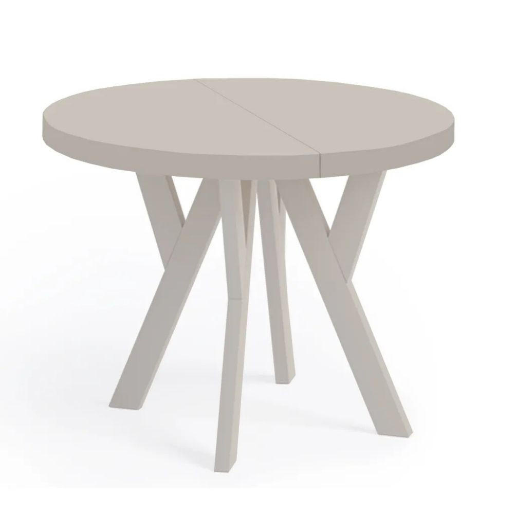 ESSTISCH Runder Ausziehbarer PERO 120/220 Kaschmir - Kaschmir, Holz (120/220/77cm) - Dekori_Interiors