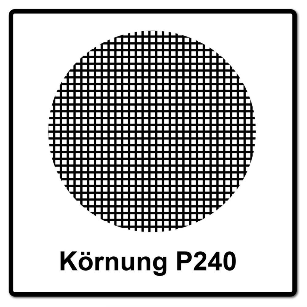 MIRKA ABRANET Schleifscheiben Grip 150mm P240 50 Stk. ( 5424105025 ) - Multicolor, Metall (16/160/9.5cm) - Mirka