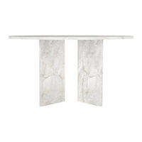 ESSTISCH - 6 Personen - holz - weiß Topania - Weiß, Holz (138/138/75cm) - Vente-Unique
