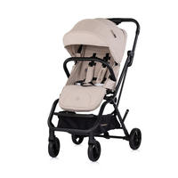 KINDERWAGEN Go Twistige Sitz drehbar PU-Reifen klappbar Federung Korb - Beige, Metall (70/55/103cm) - Chipolino