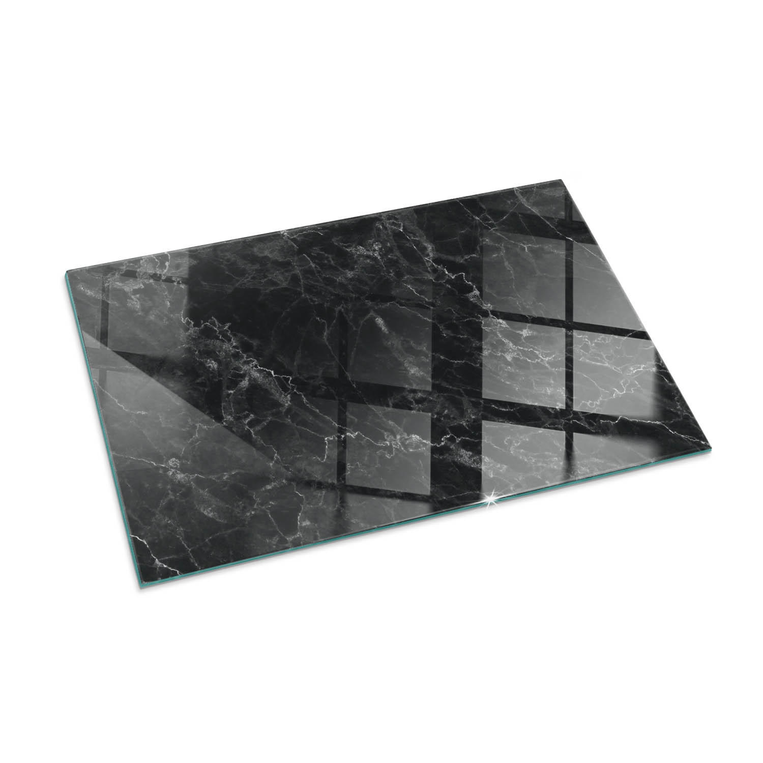 ArtPrintCave Glasplatte Schwarz 100x70x0.4 cm