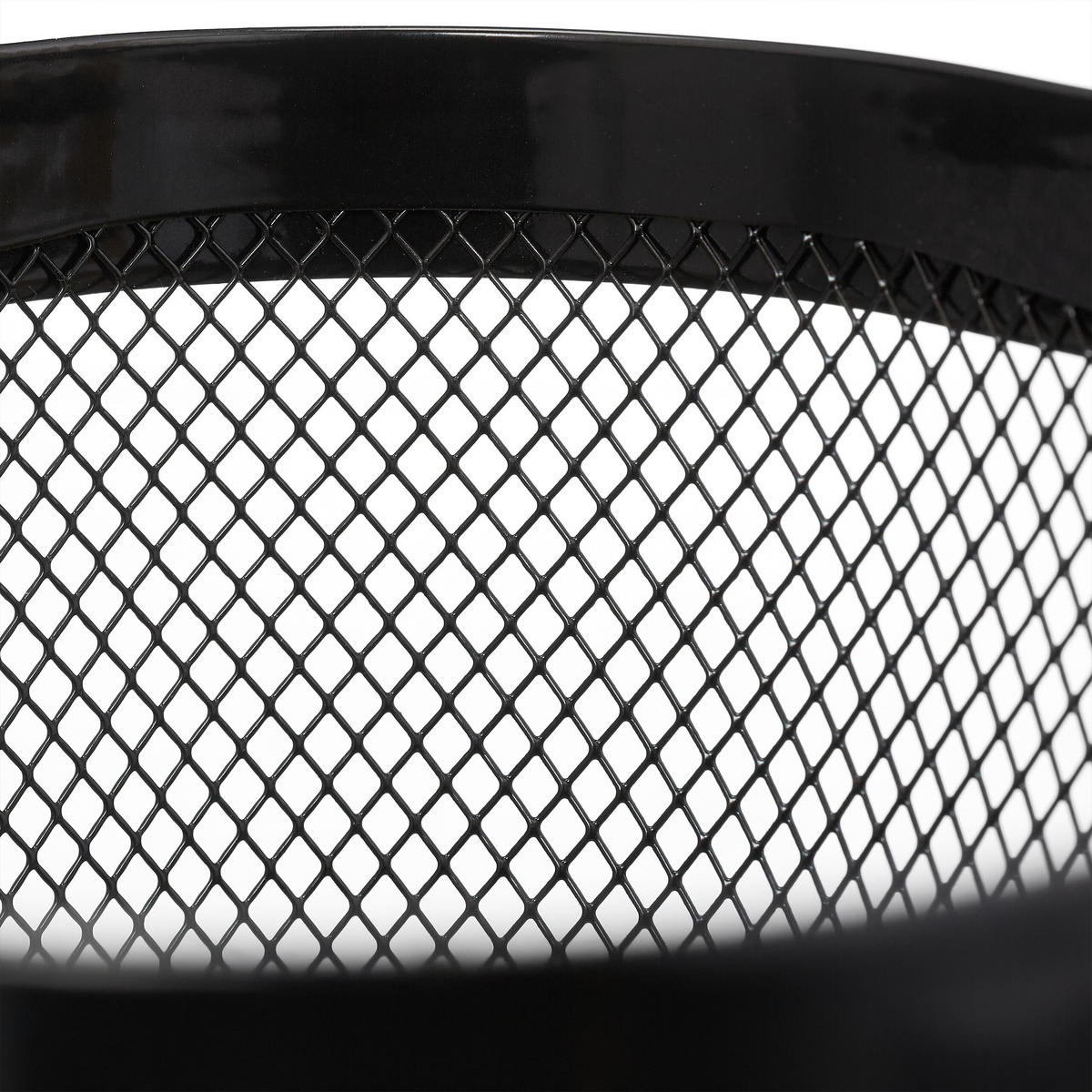 2XDRAHTKORB - Schwarz, Holz/Metall (26/17.5/24.5cm) - Relaxdays