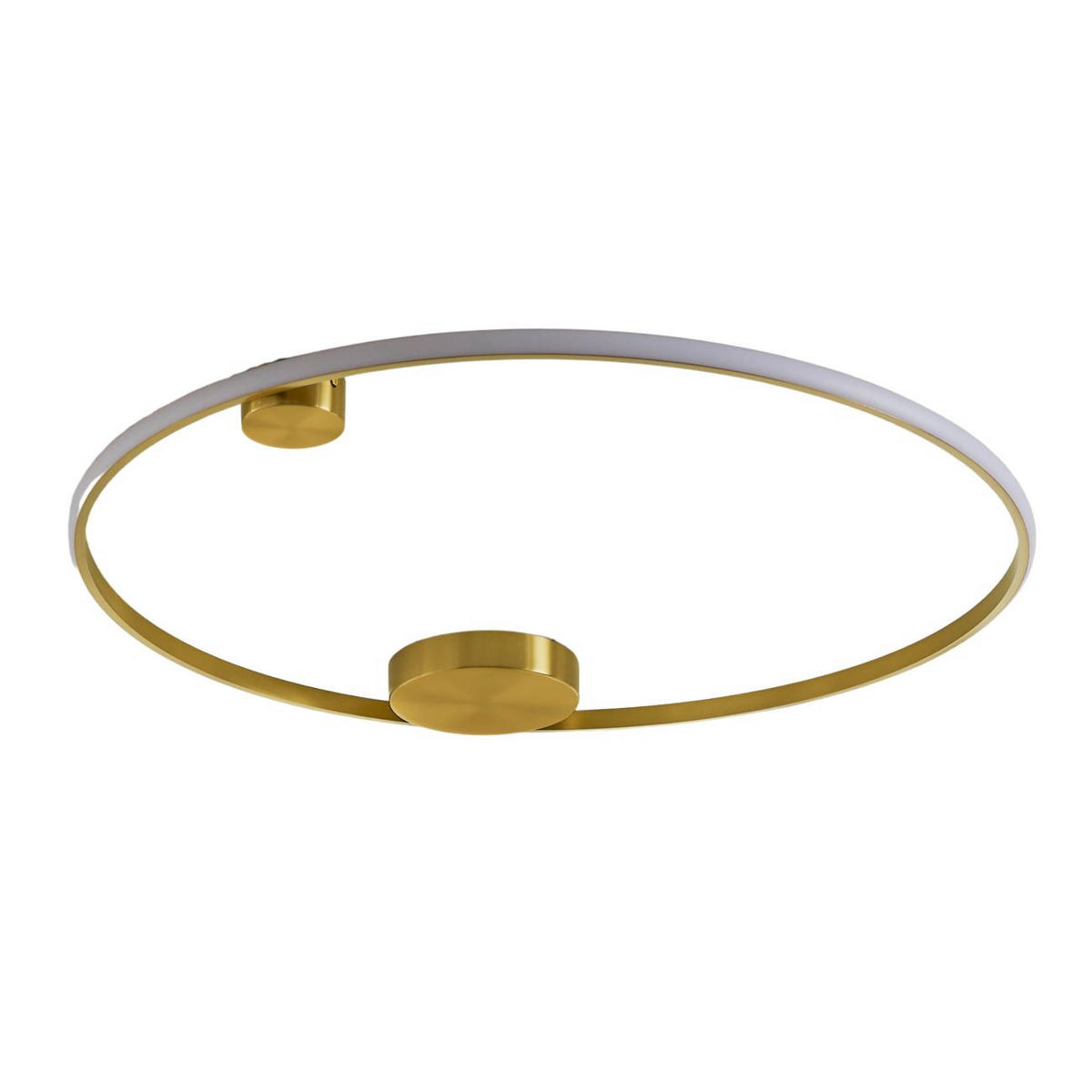 DECKENLEUCHTE Ceira, Messing, 3cm - Goldfarben, Metall (3/80/80cm) - KOSILUM