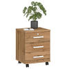 ROLLCONTAINER VANCOUVER - Wildeiche, Holzwerkstoff (44/58/45cm) - CARO-Möbel