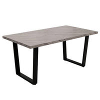 ESSZIMMERTISCH rechteckig Steingrau - Grau, Holzwerkstoff (90/160/75cm) - MCW