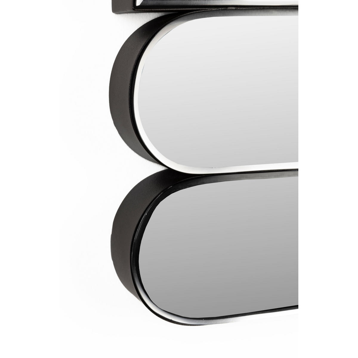 WANDSPIEGEL Glamour Dunkelbraun - Braun, Metall (45/70/5cm) - Zuiver