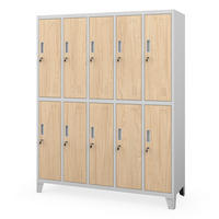 ARBEITSSCHUTZ-KLEIDERSCHRANK BARTEK 172 x 136 x 45 cm - Grau/Sonoma Eiche, Metall (136/172/45cm) - Jan Nowak