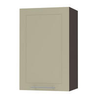 KÜCHENHÄNGESCHRANK Kvantum W2/45 Vanille Matt / Lava Matt 45 / 32,5 / 72cm - Dunkelgrau/Creme, Holz/Holzwerkstoff (45/72/32.5cm) - Feldmann-Wohnen