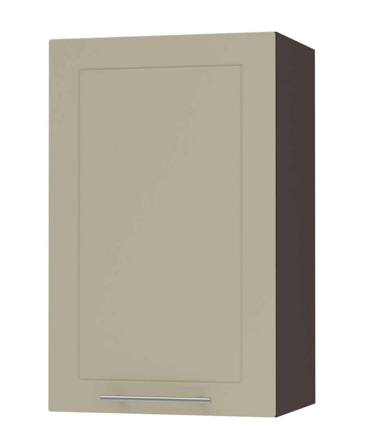 KÜCHENHÄNGESCHRANK Kvantum W2/45 Vanille Matt / Lava Matt 45 / 32,5 / 72cm - Dunkelgrau/Creme, Holz/Holzwerkstoff (45/72/32.5cm) - Feldmann-Wohnen