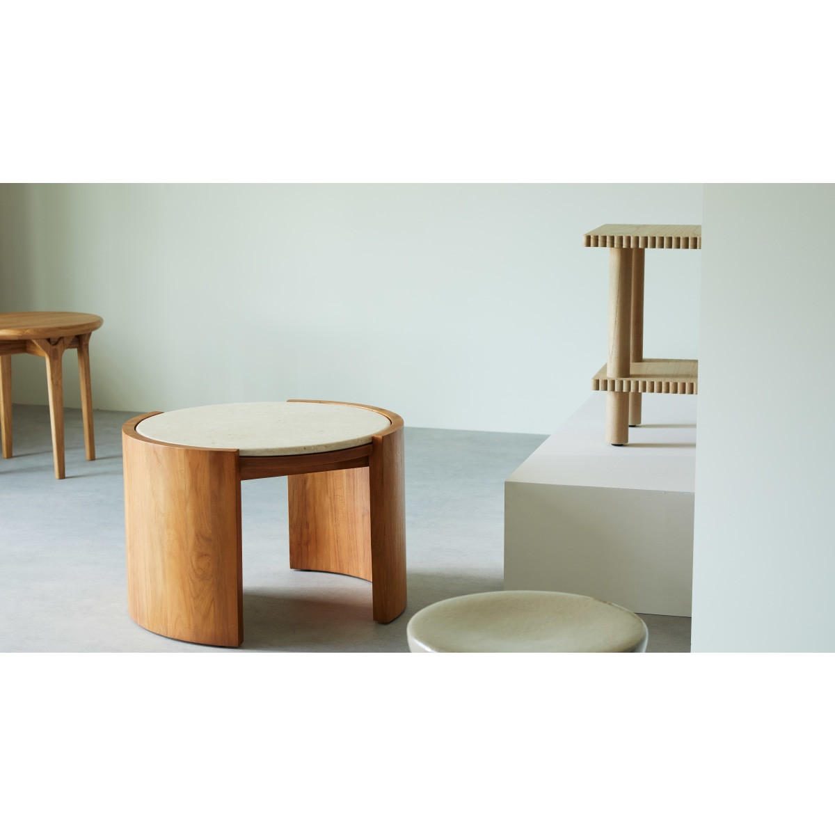 COUCHTISCH Virgile Natur aus Teak - Naturfarben, Holz (60/66/44cm) - Tikamoon